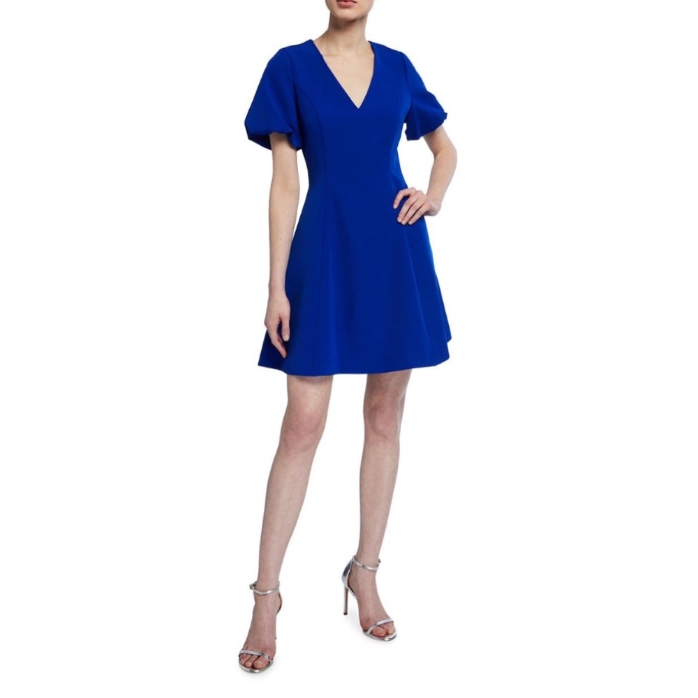 Milly Amelia Cady Dress In Cobalt Blue - Picture 9 of 16